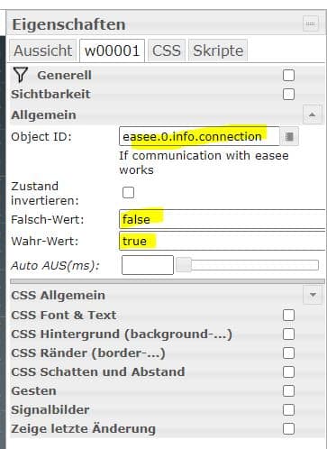 eigenschaft des easee adapters